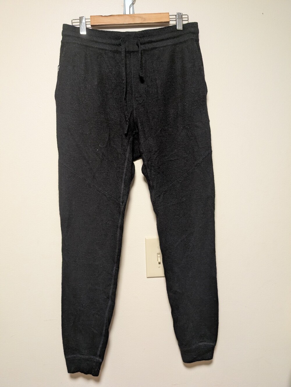 PAKA Breathe Baby Alpaca Tencel Jogger Pants Black Men’s M Peru My
